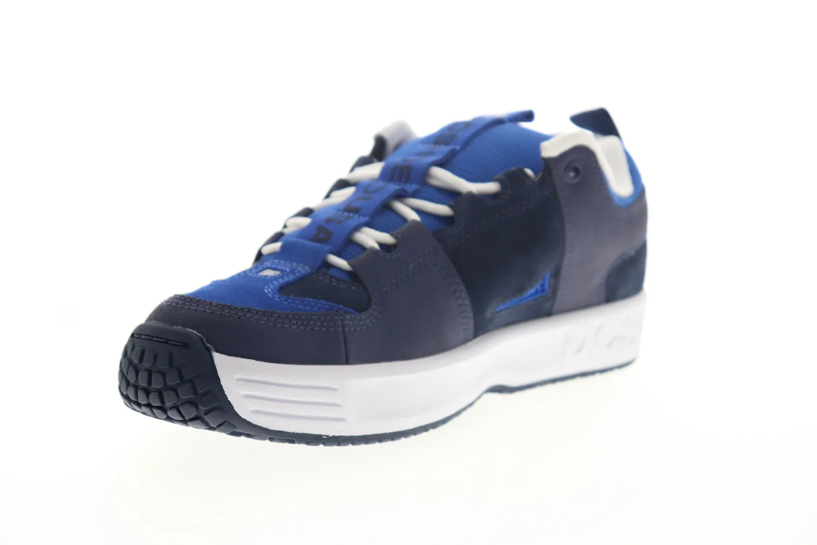 DC Lynx OG Men's Blue Leather Skate Sneakers Shoes - ADYS100425