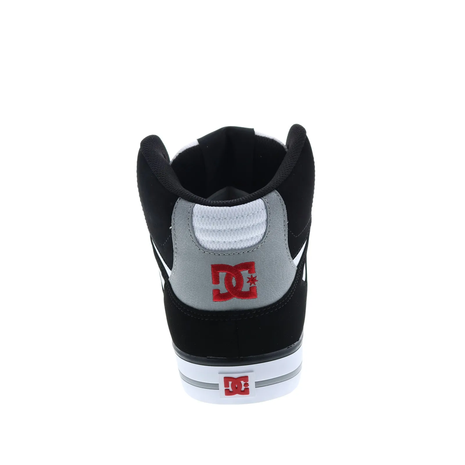 DC Pure High-Top White Leather Skate Sneakers for Men