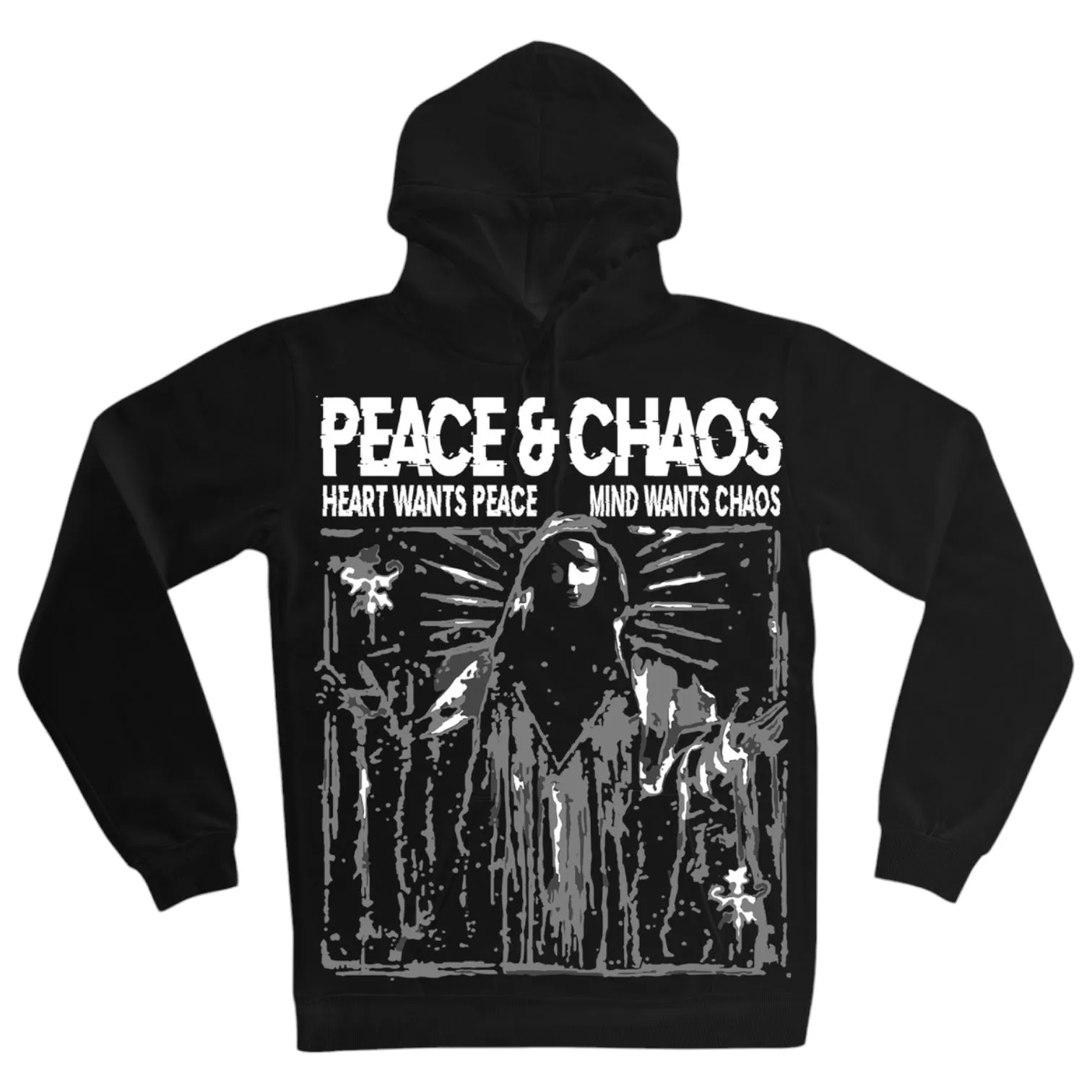 Death Before Pain Hoodie - Peace & Chaos