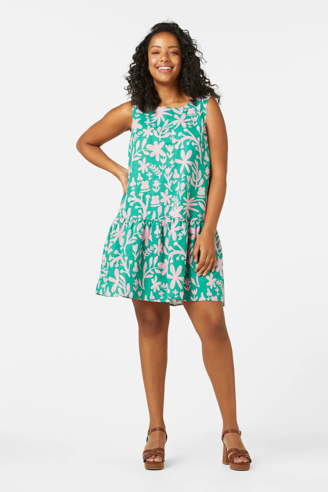 Della Flower Pattern Dress