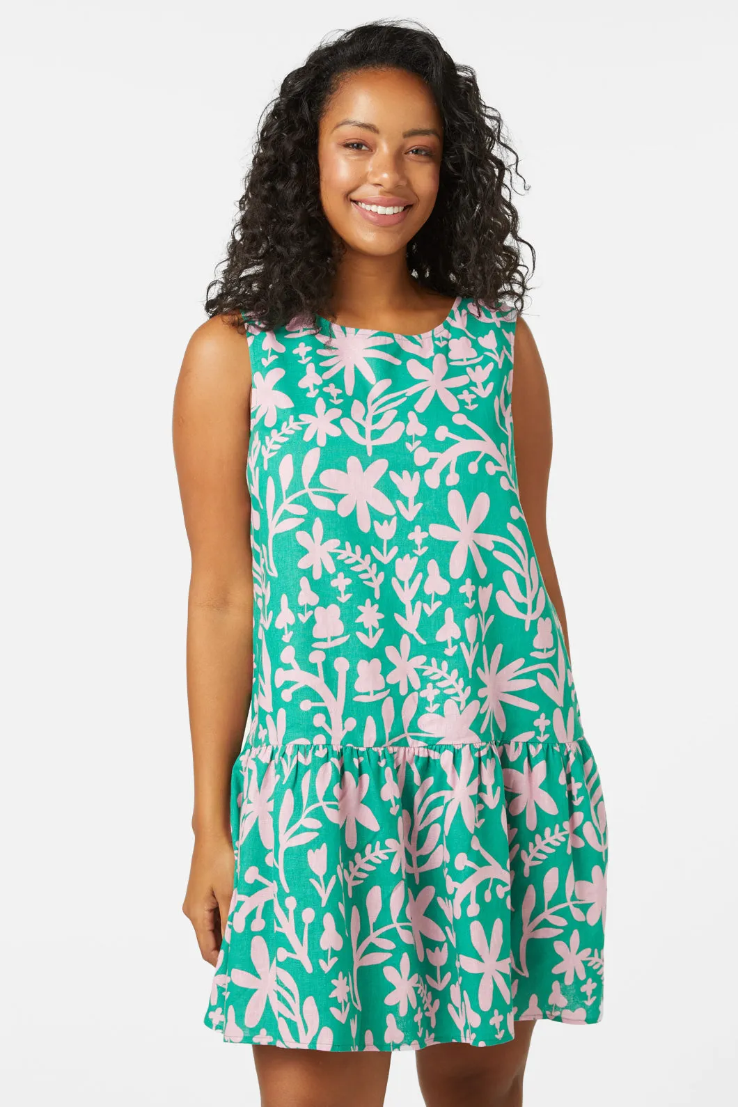 Della Flower Pattern Dress