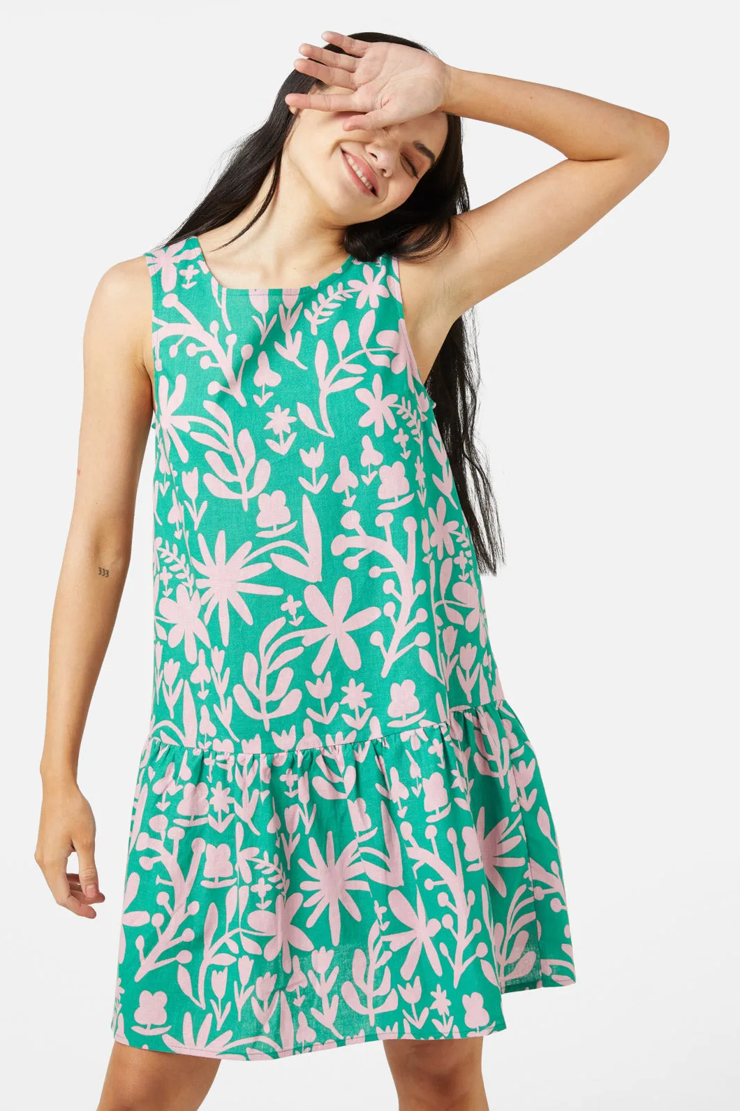 Della Flower Pattern Dress