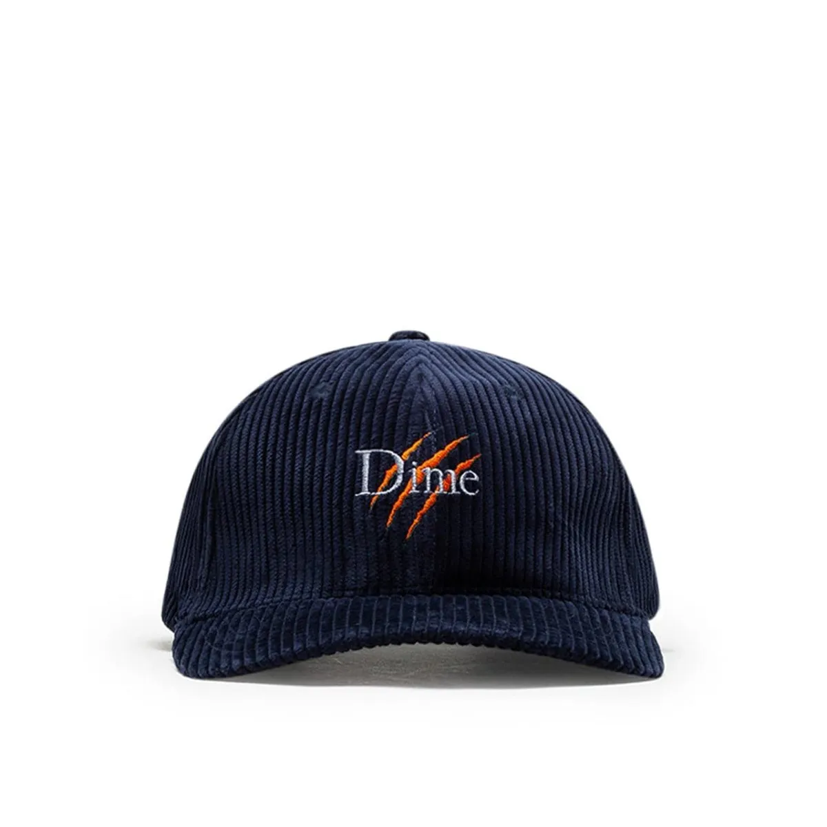 Dime Dino Corduroy Cap in Navy