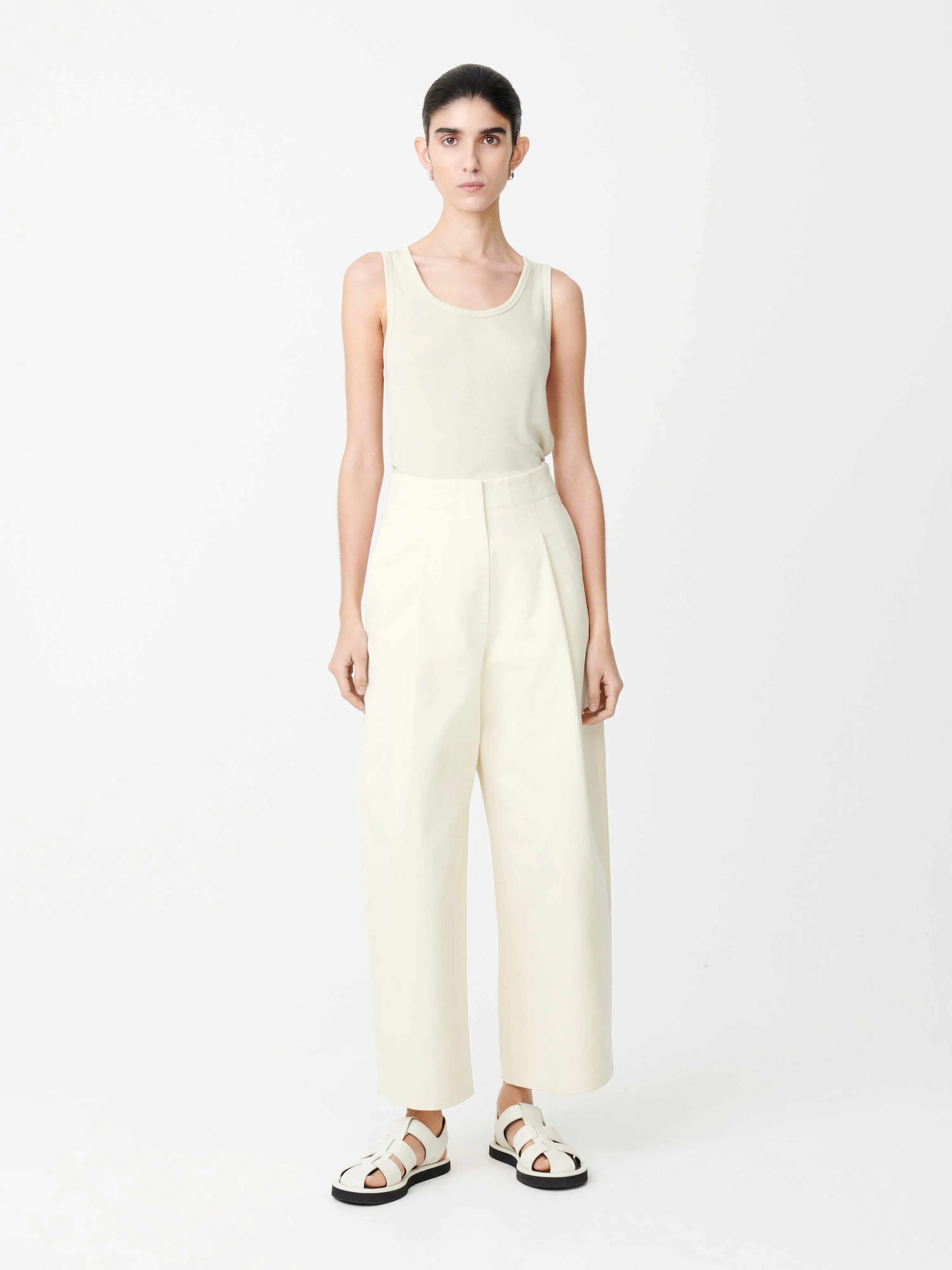 Cream Dordoni Volume Pant