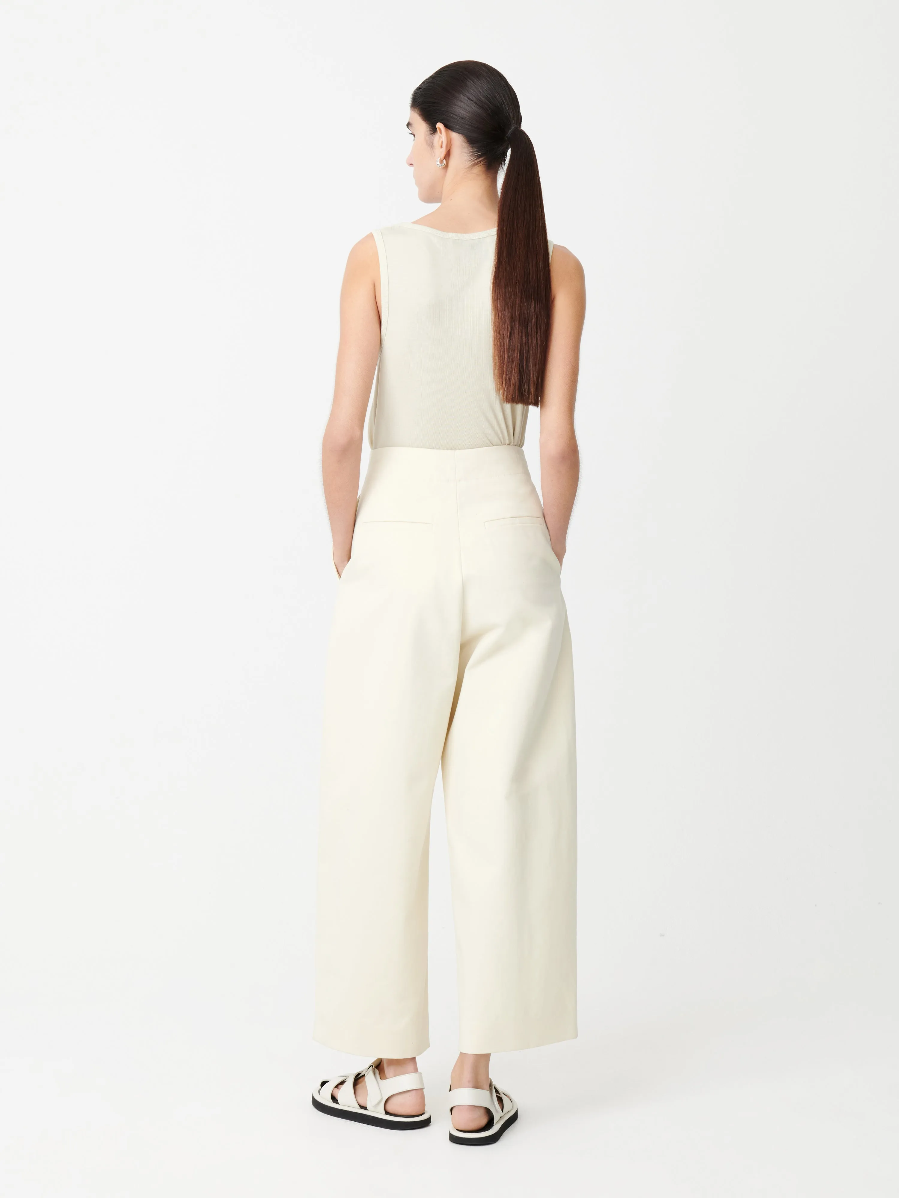 Cream Dordoni Volume Pant