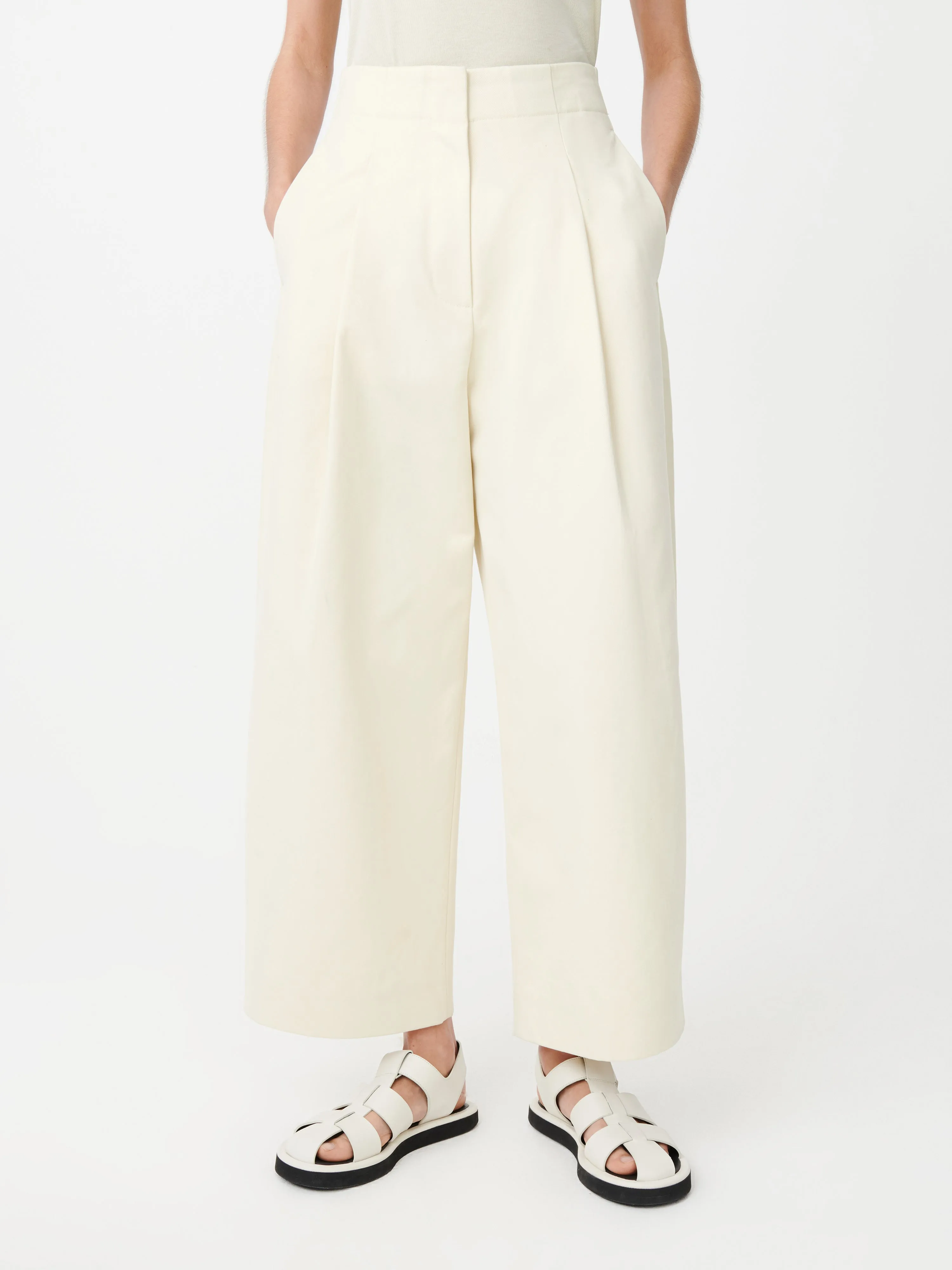 Cream Dordoni Volume Pant