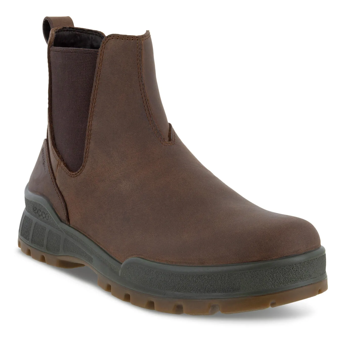 ECCO Track 25 Rugged Chelsea Boots - Cocoa Brown