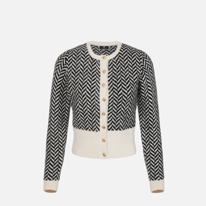 ELISABETTA FRANCHI  |Casual Style Street Style Long Sleeves Office Style