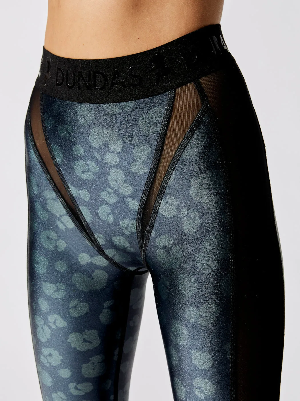 Ezra Metallic Panther Leggings