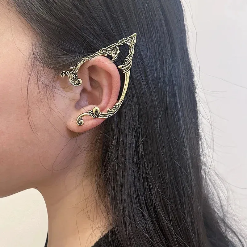 Fairy Ear Cuff Earring Simple Hollow Cat Ears Outline