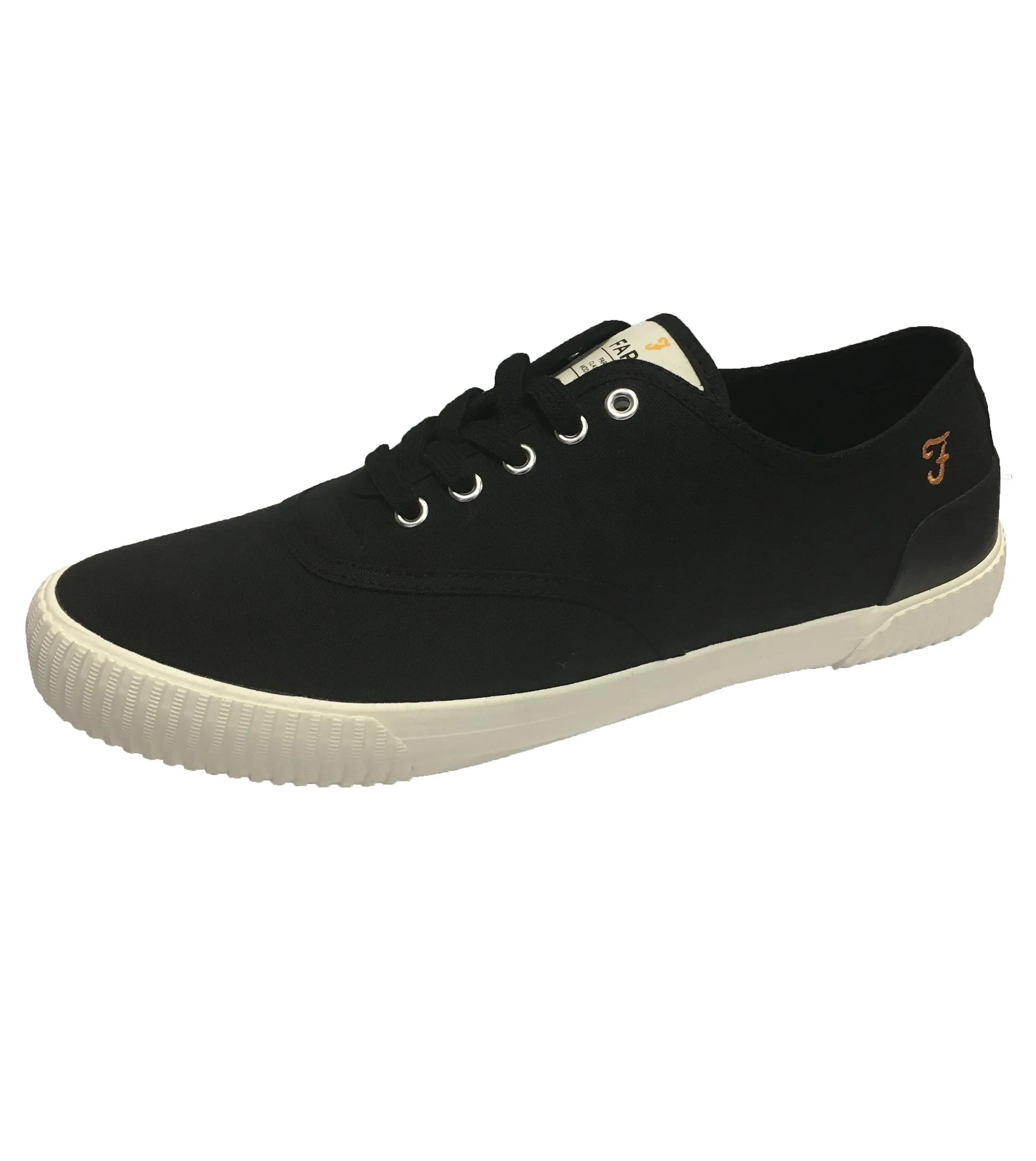 Farah Canvas Low Blink Shoes in Black