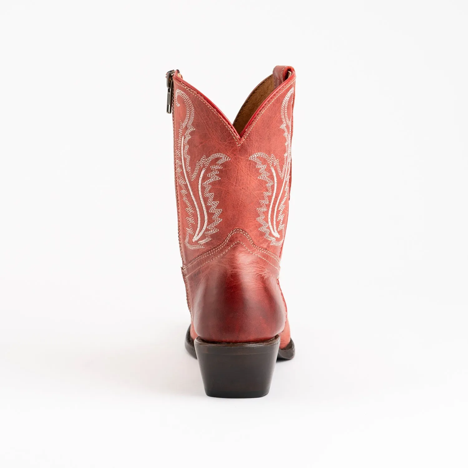 Ferrini Women's Red Leather Cowboy Boots - Molly R-Toe