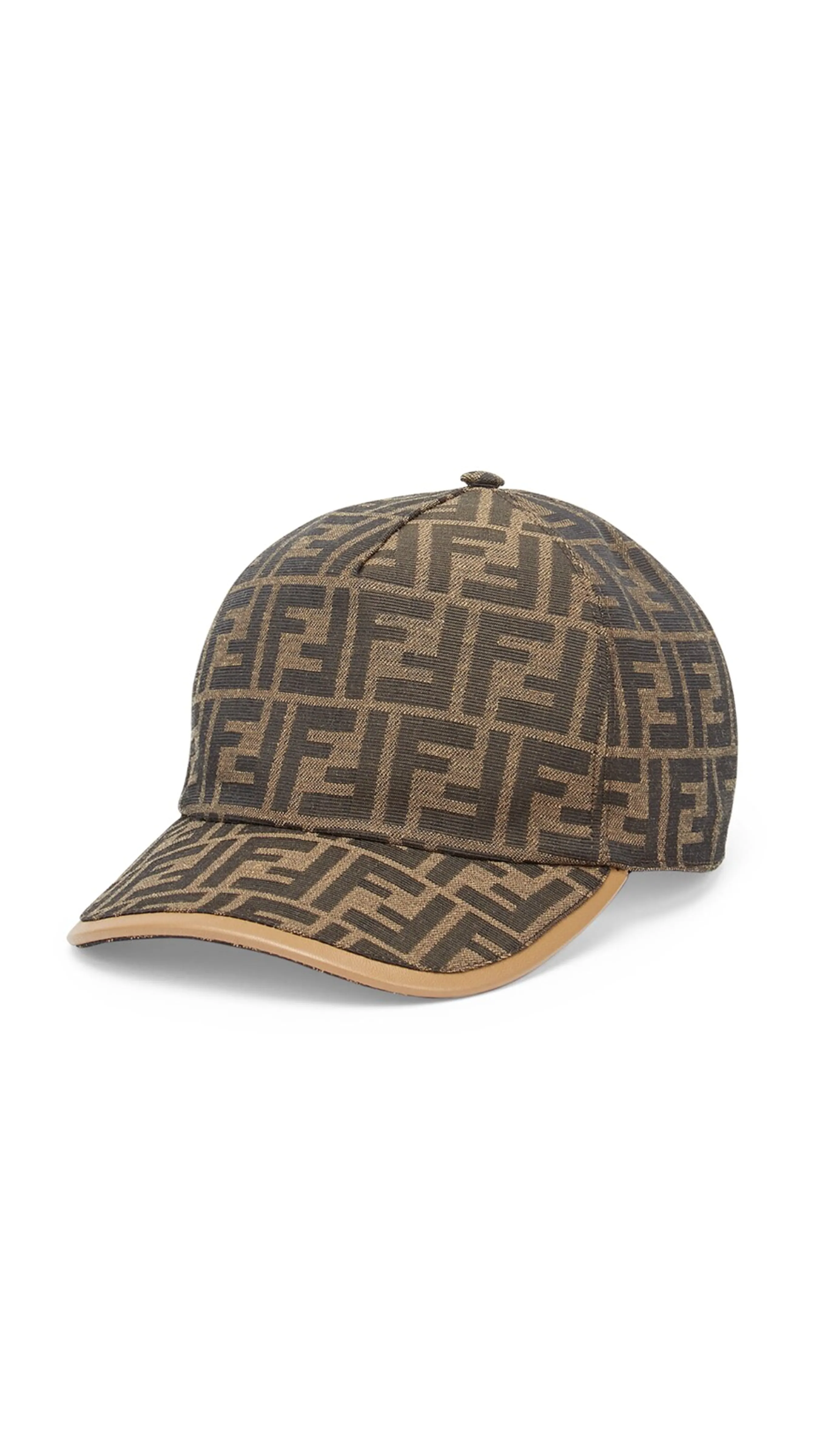 Brown FF Fabric Baseball Cap