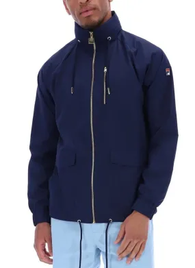 Fila Ronnie Racking Hooded Lightweight Jacket Navy