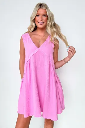 Flirtation Sleeveless V-Neck Dress