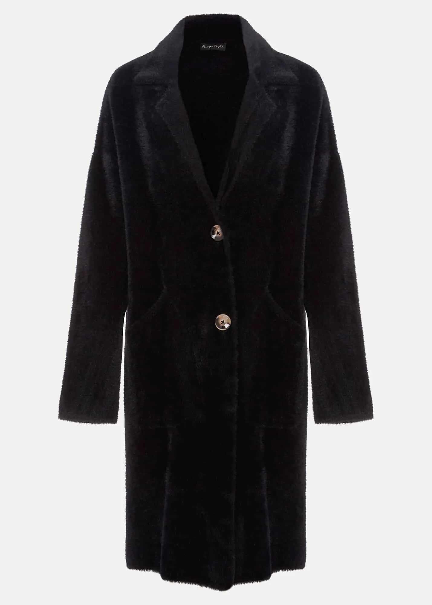 Floressa Fluffy Knit Coat