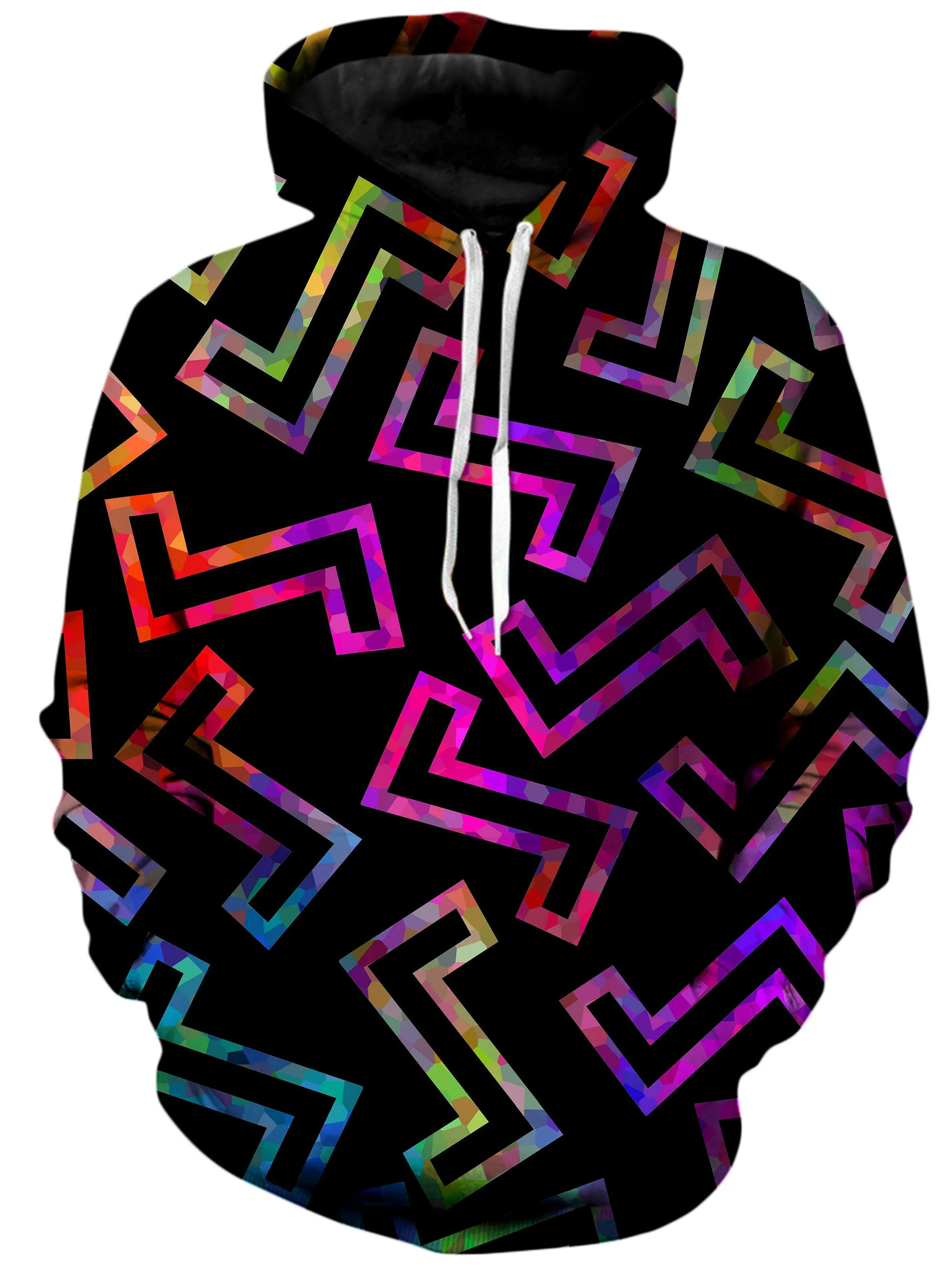 Geometric Sparkle Hoodie and Leggings Set