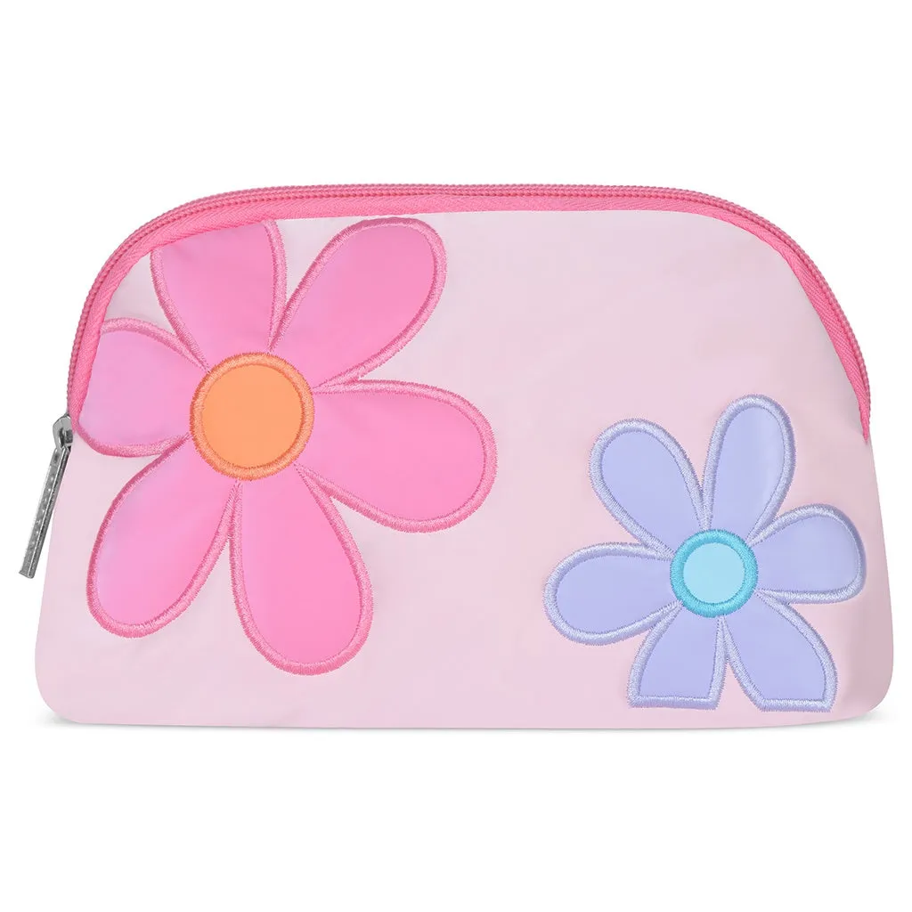 Girls Pretty Petals Oval Cosmetic Bag