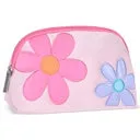 Girls Pretty Petals Oval Cosmetic Bag