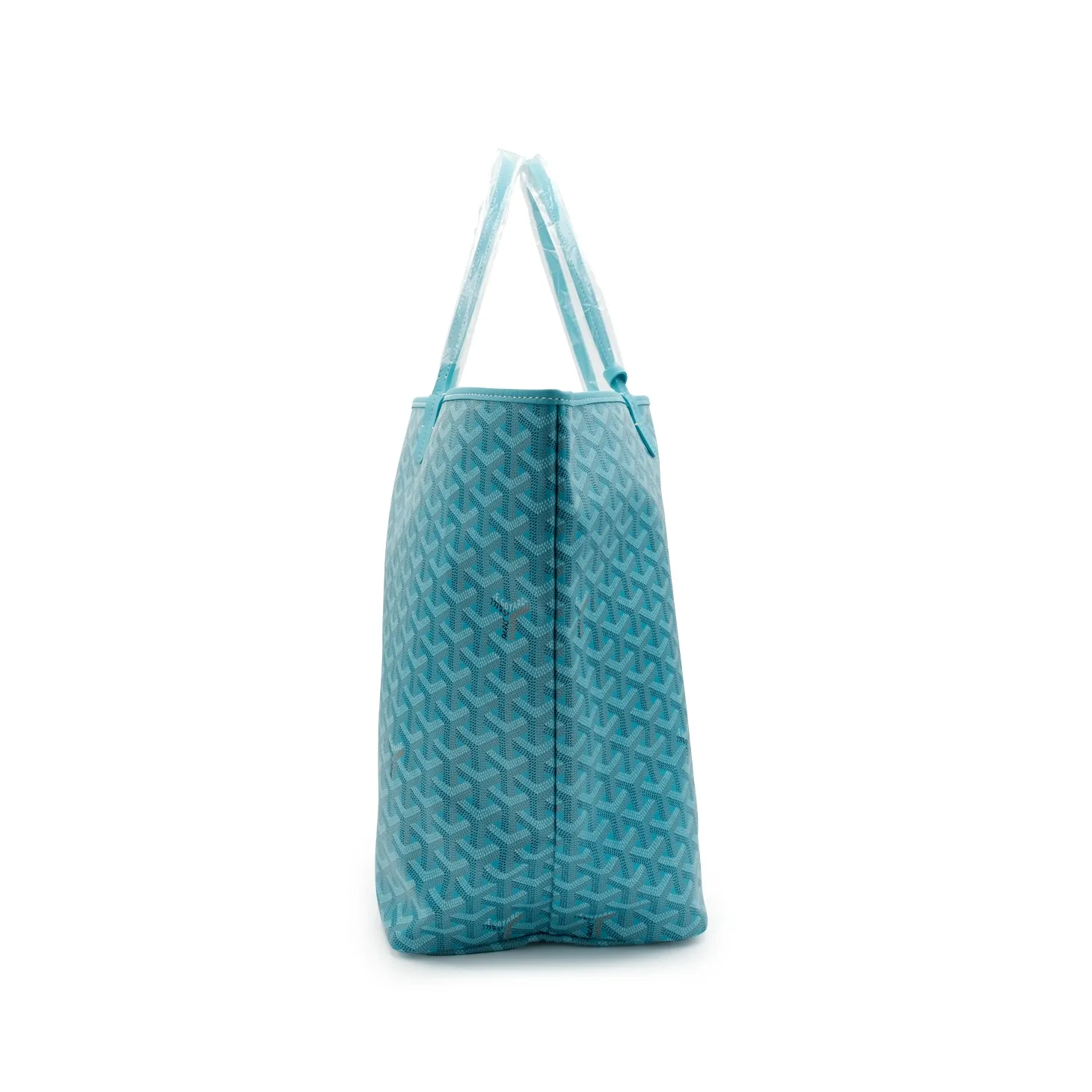 Goyard Turquoise Goyardine Canvas and Chevroches Calfskin Saint Louis GM Bag with Balise Beach Towel, 2024