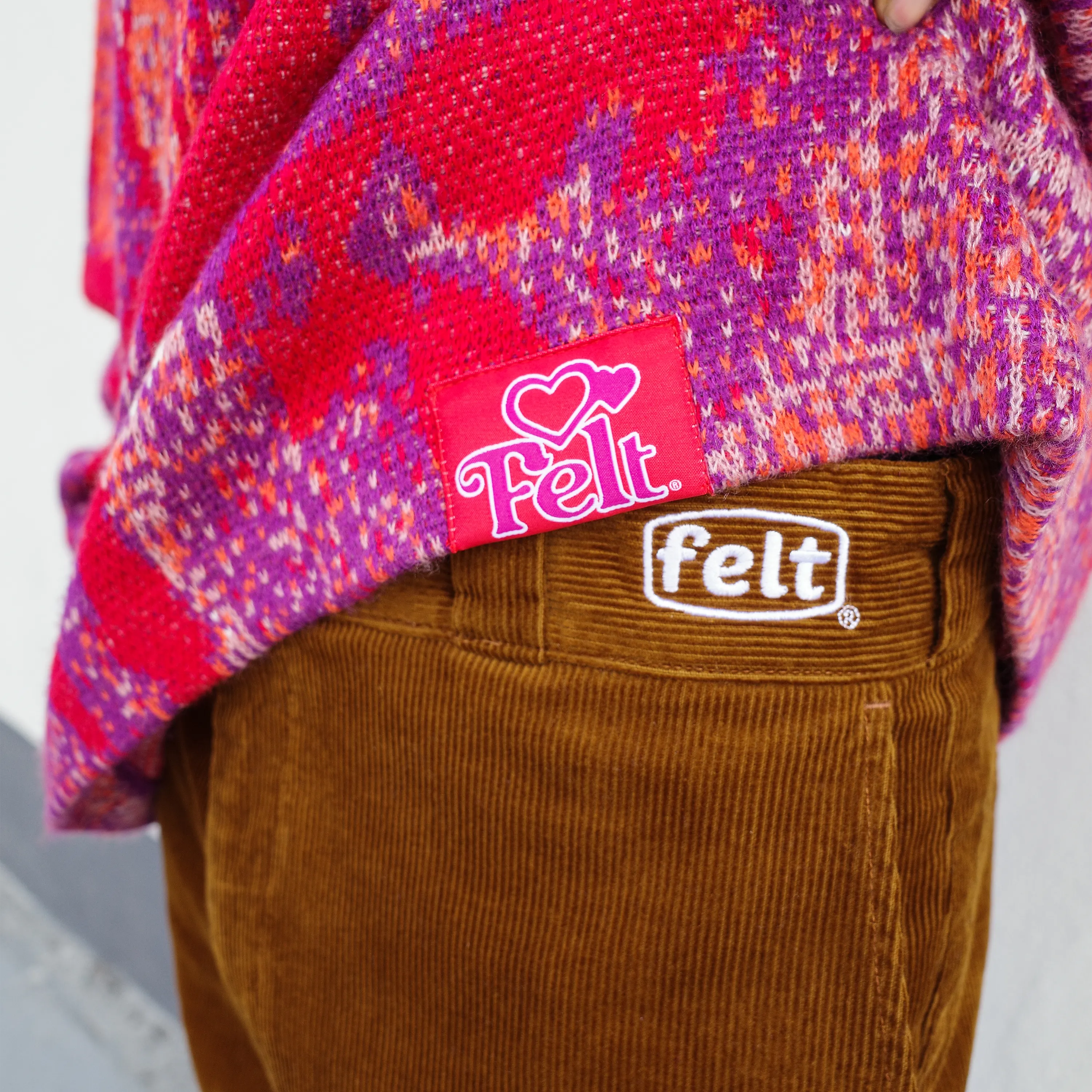 Colorful Mohair Sweater in Harajuku