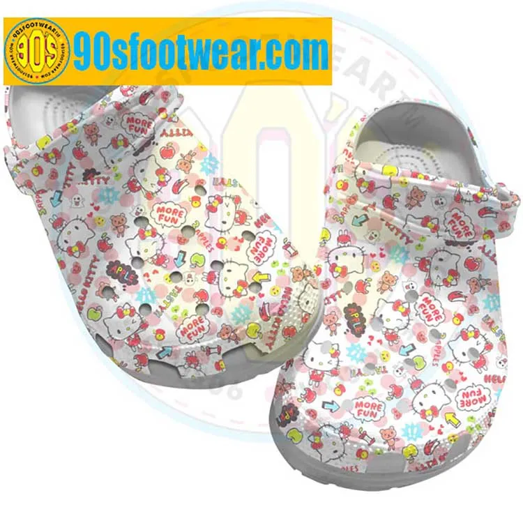 Hello Kitty Fun Crocband Shoes 90s Inspired