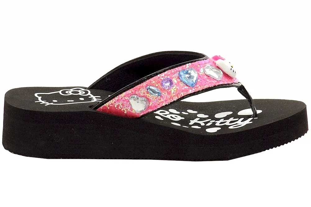 Hello Kitty Fashion Wedge Flip-Flops Sandals for Girls