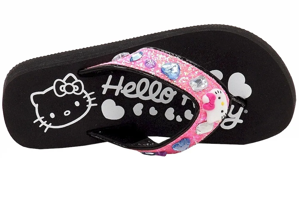 Hello Kitty Fashion Wedge Flip-Flops Sandals for Girls