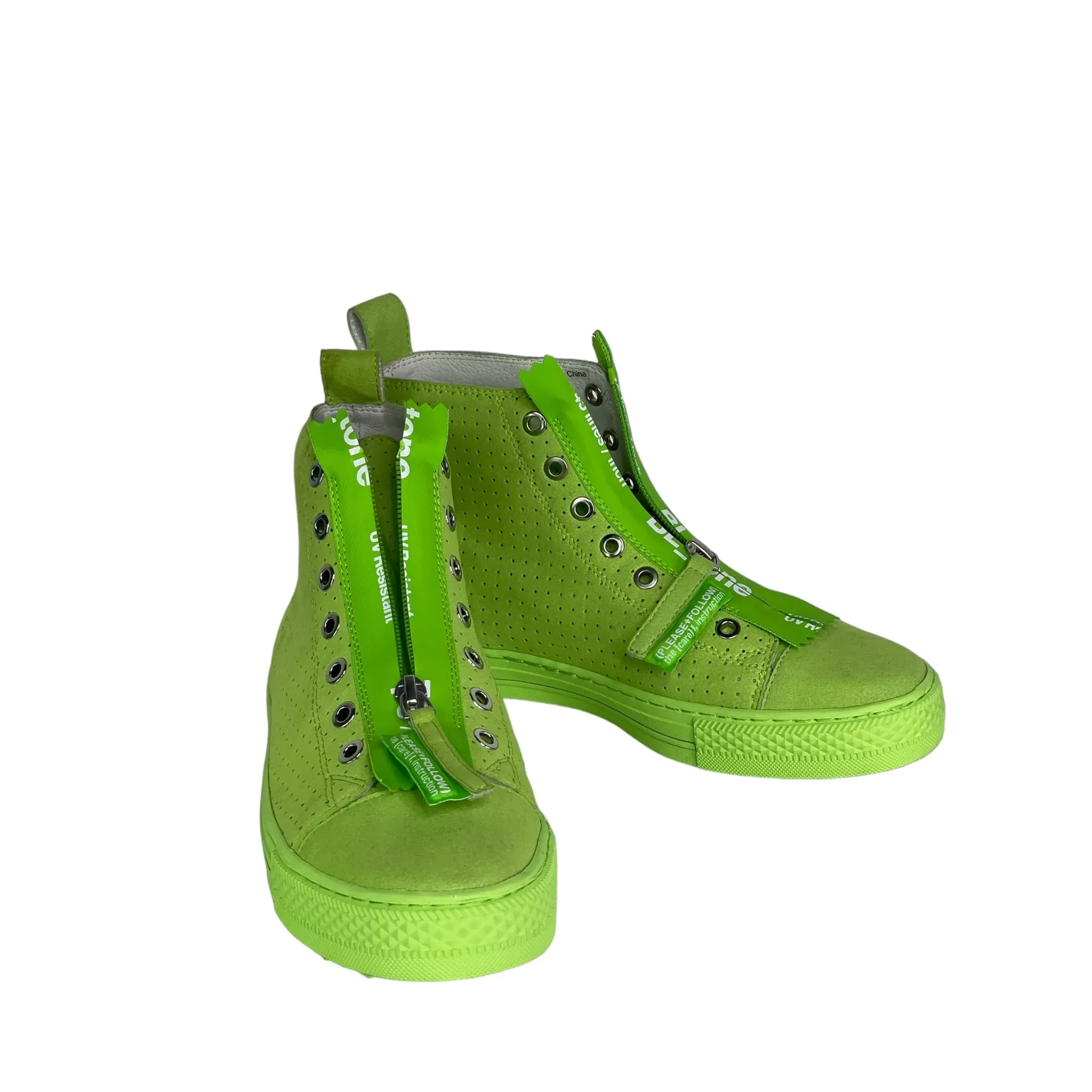 High Top Zip Sneakers