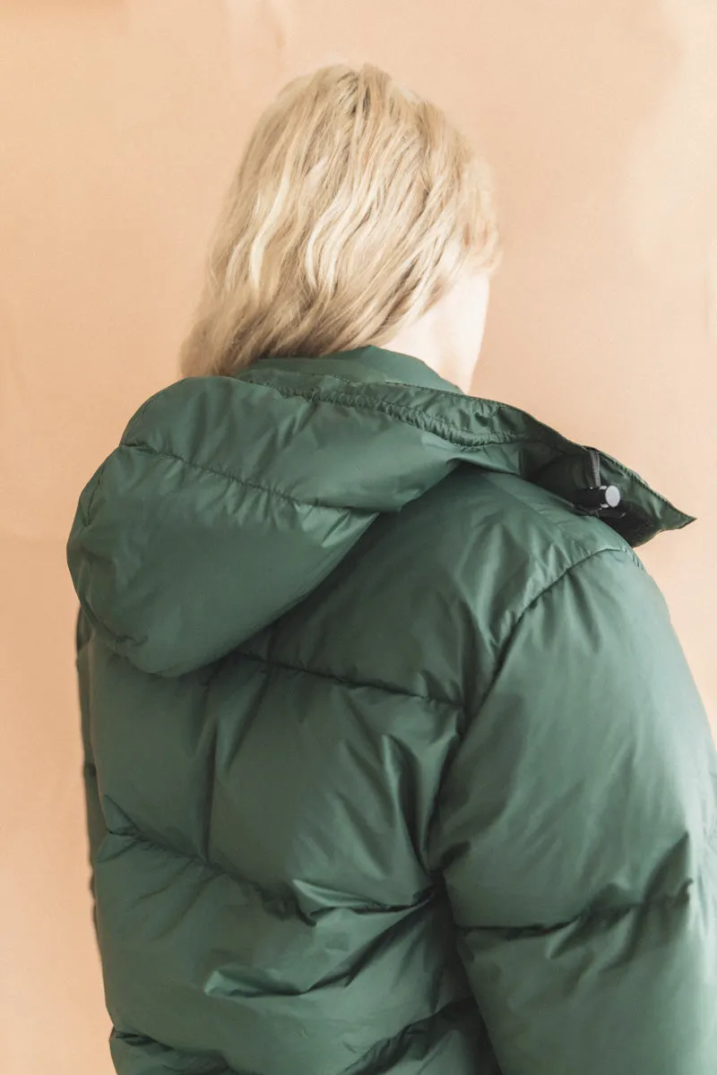 Hunter Green Down Jacket