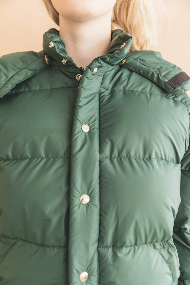 Hunter Green Down Jacket