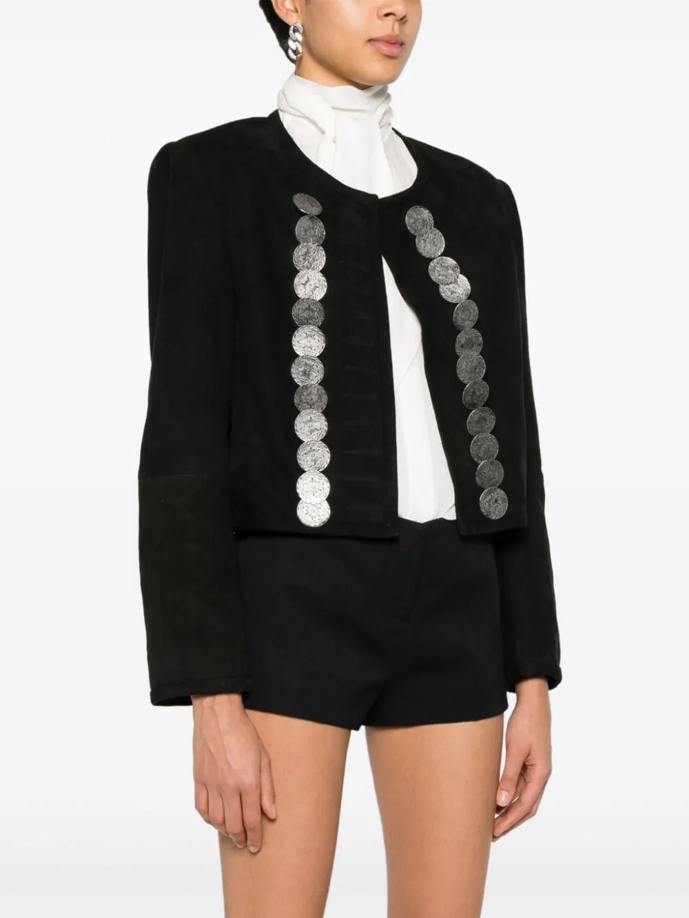 ISABEL MARANT Camila Leather Jacket Black