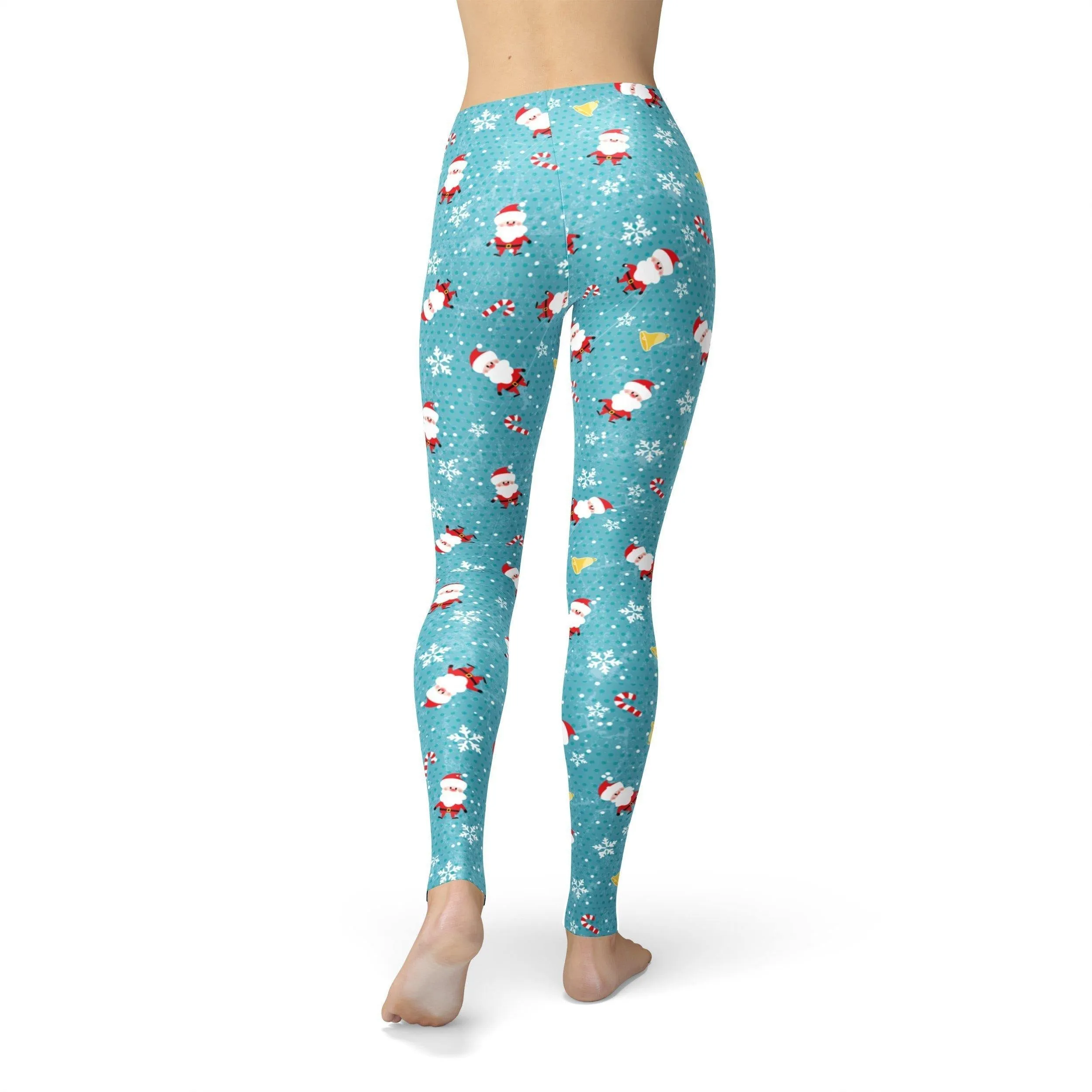 Jean Mini Santa Leggings