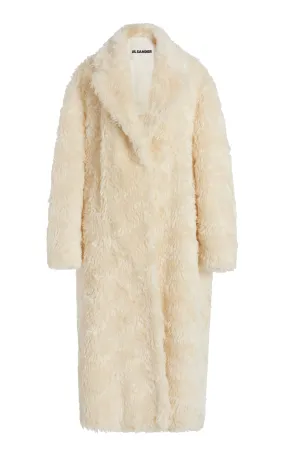 Jil Sander Long Pile Mohair Coat