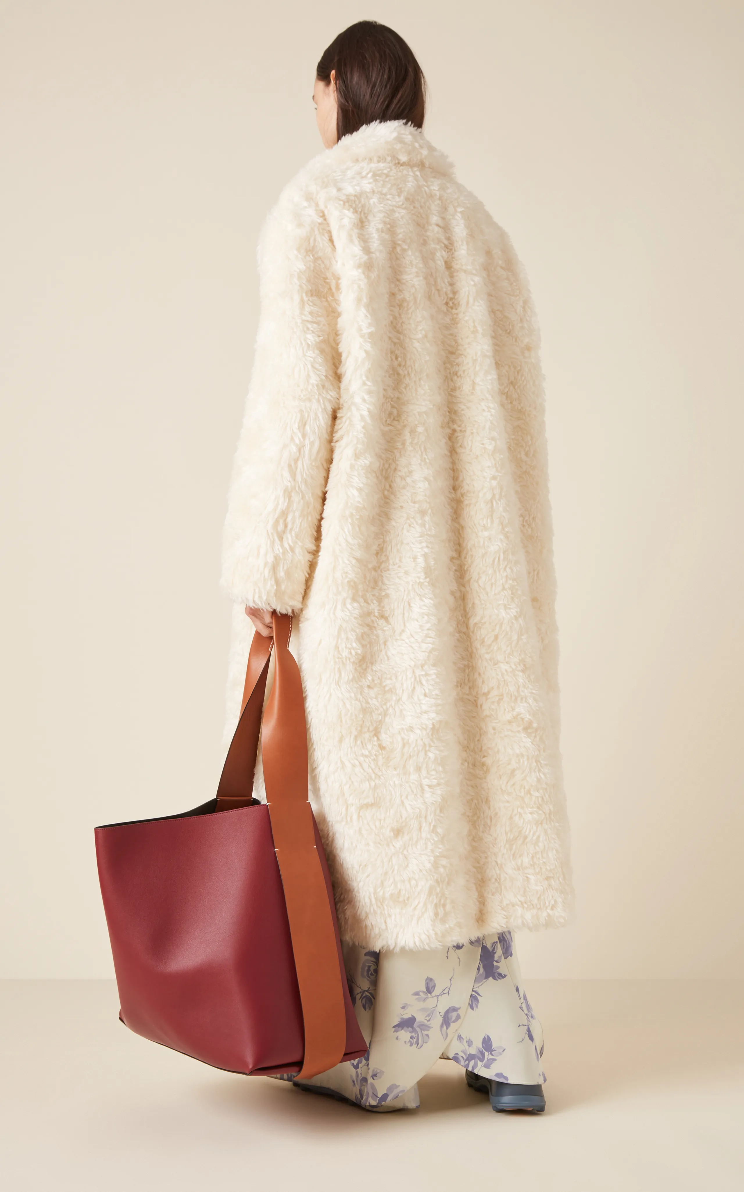 Jil Sander Long Pile Mohair Coat