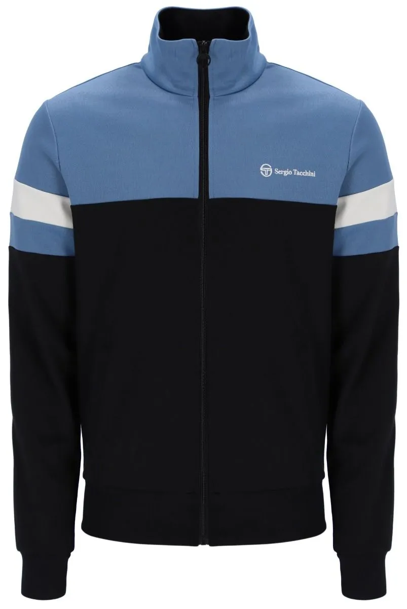 Jonnie Track Jacket Black Coronet Blue