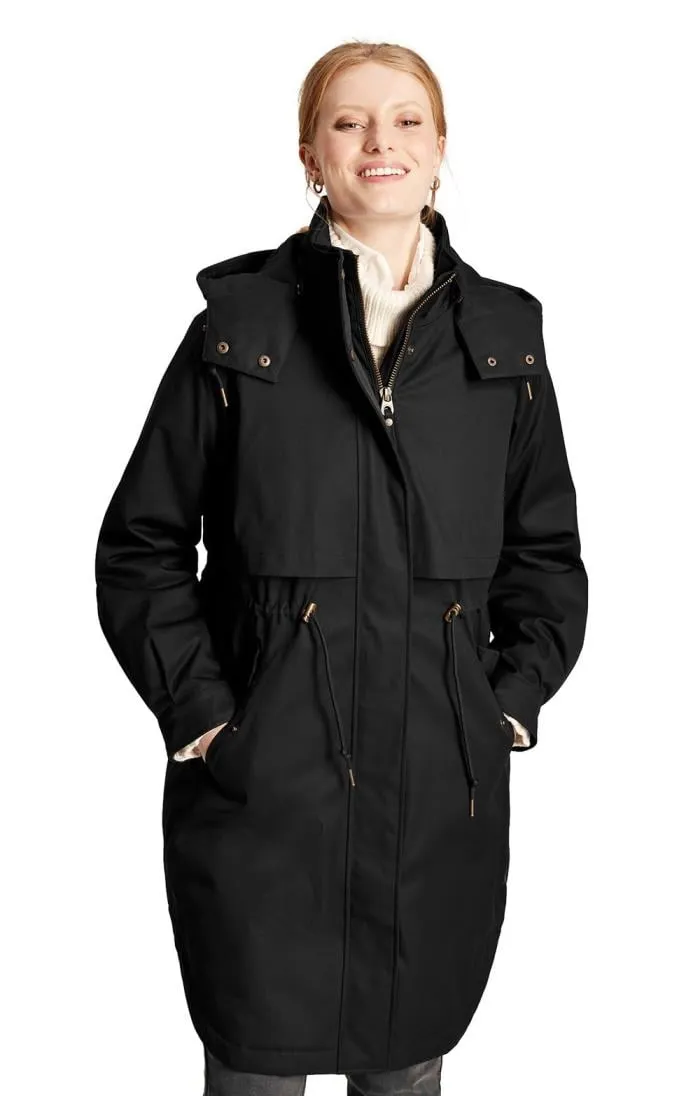 Joules Langford Longline Waterproof Coat for Women