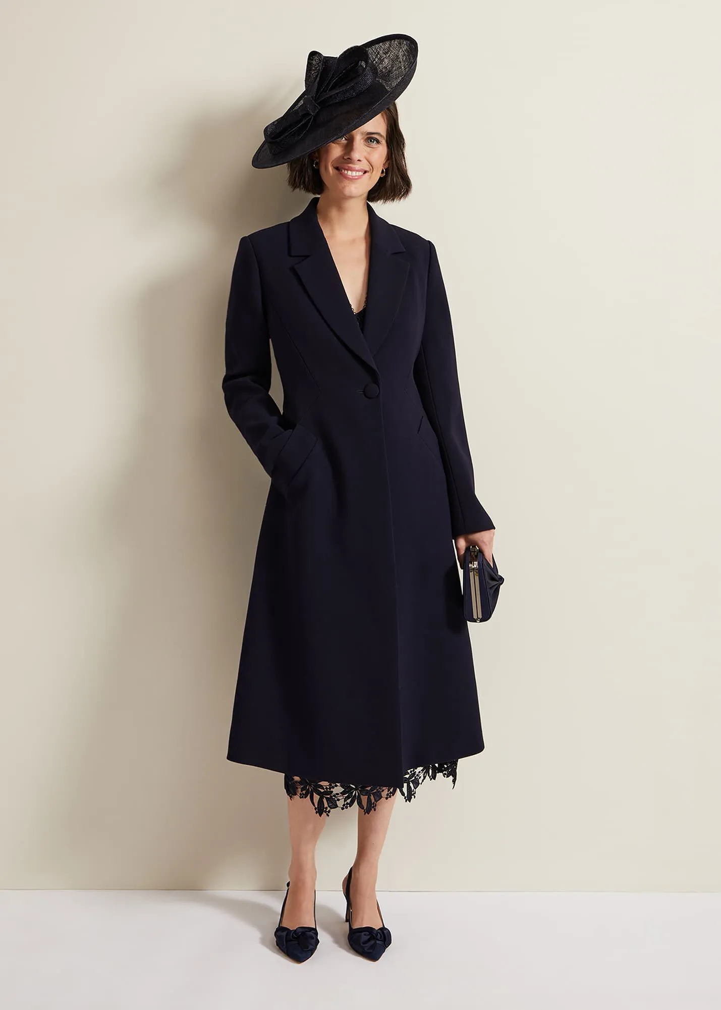 Juliette Crepe Coat