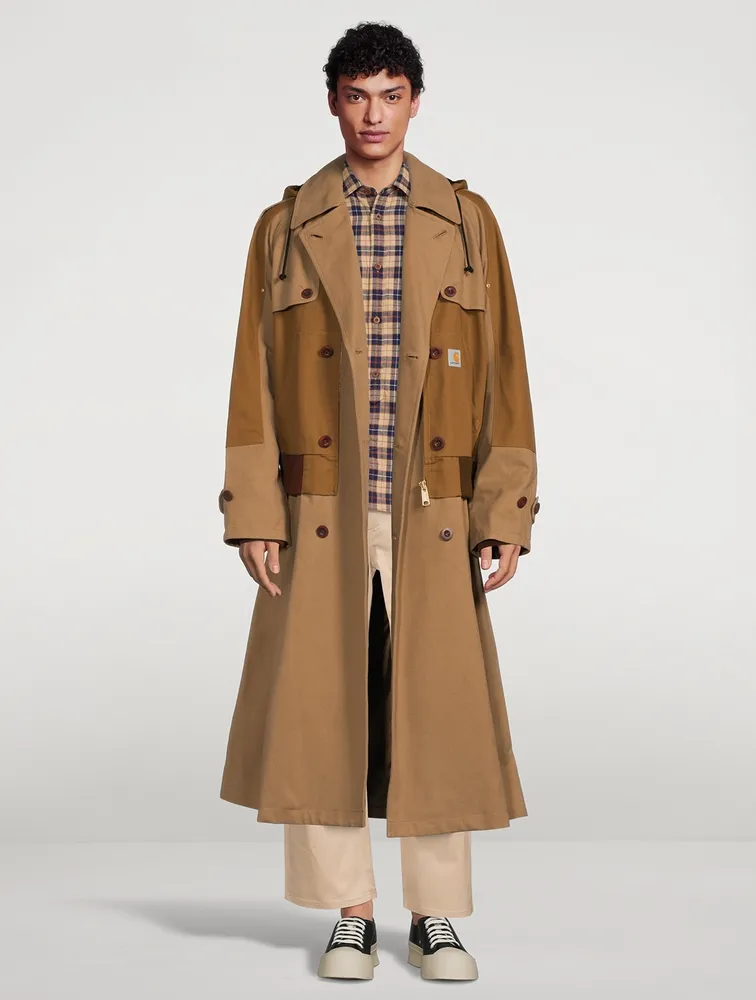 Carhartt Cotton Trench Coat by JUNYA WATANABE