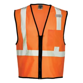 Kishigo 1520-L-XL 3 Pocket Zipper Mesh Vest, L/XL  - 1 Each