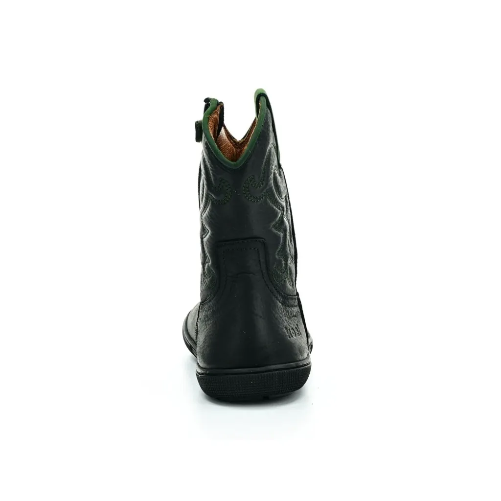 Koel Frances Synthetic Black and Green Barefoot Boots