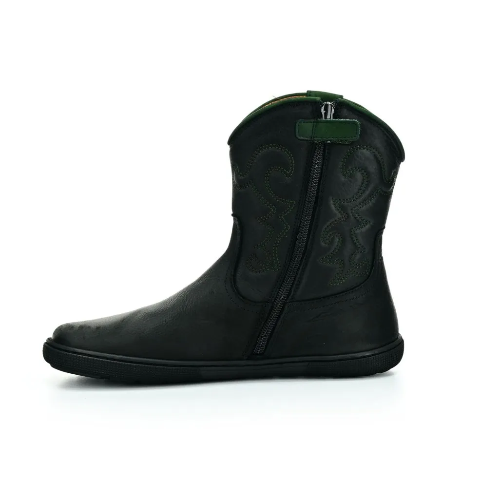 Koel Frances Synthetic Black and Green Barefoot Boots