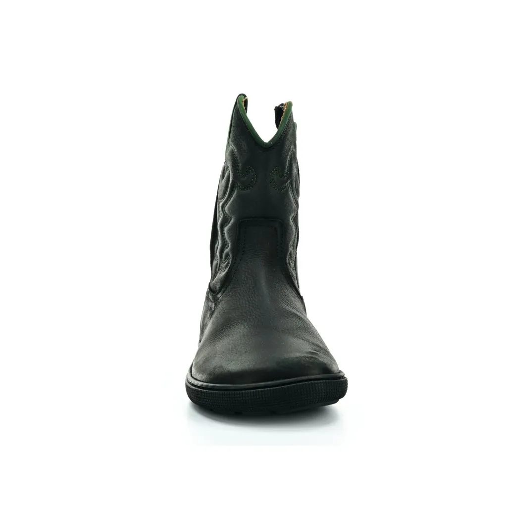 Koel Frances Synthetic Black and Green Barefoot Boots