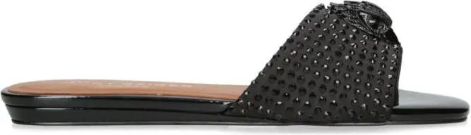 Kurt Geiger London Kensington Crystal-Embellished Sandals Black