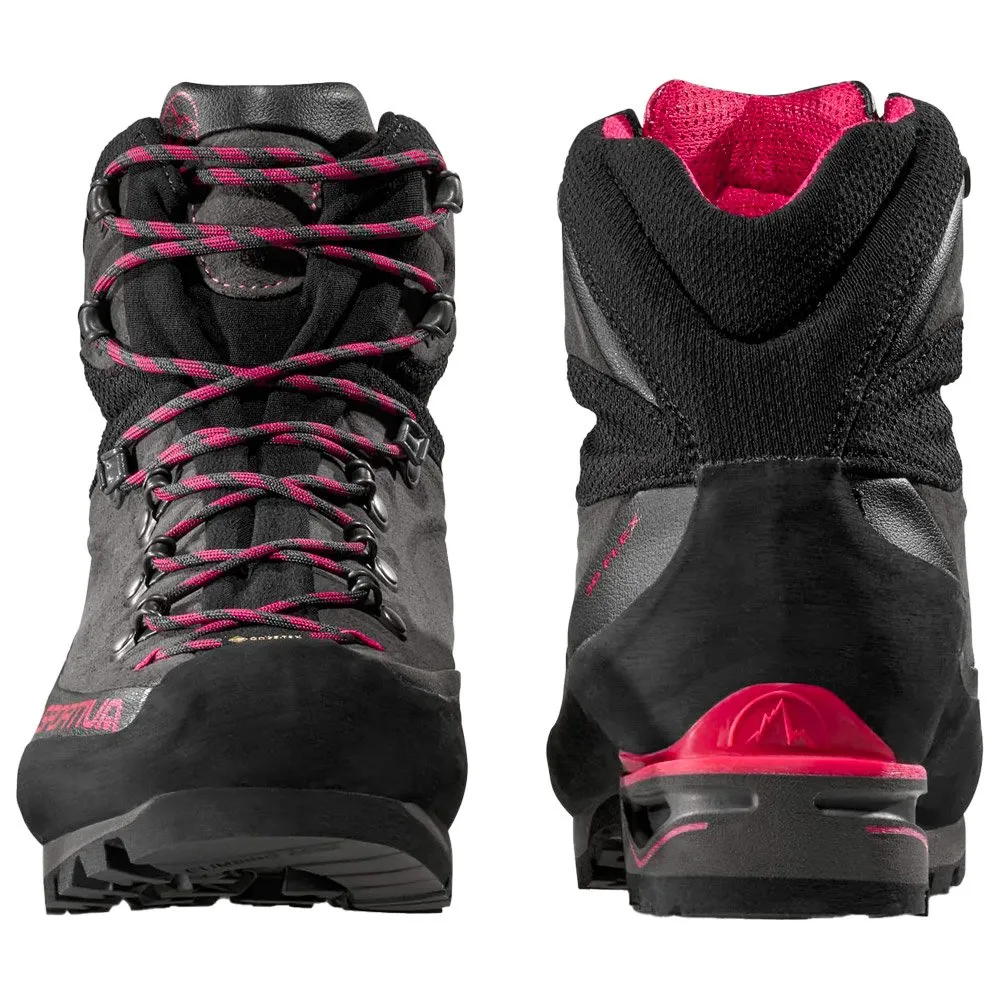 La Sportiva Women's Trango Alp Evo GTX Mountaineering Boots Carbon Cerise.