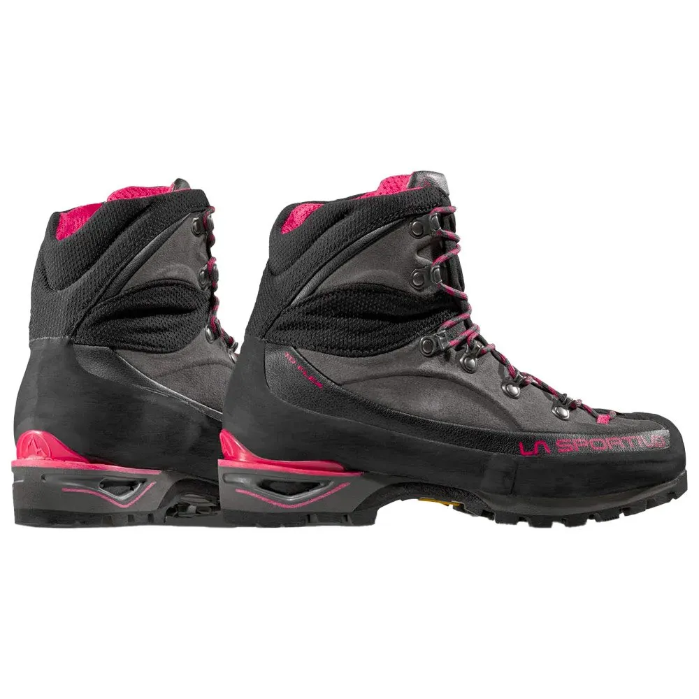 La Sportiva Women's Trango Alp Evo GTX Mountaineering Boots Carbon Cerise.