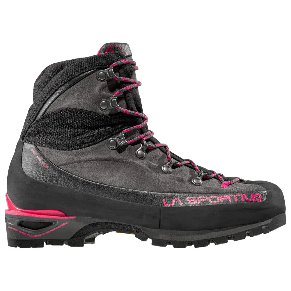 La Sportiva Women's Trango Alp Evo GTX Mountaineering Boots Carbon Cerise.