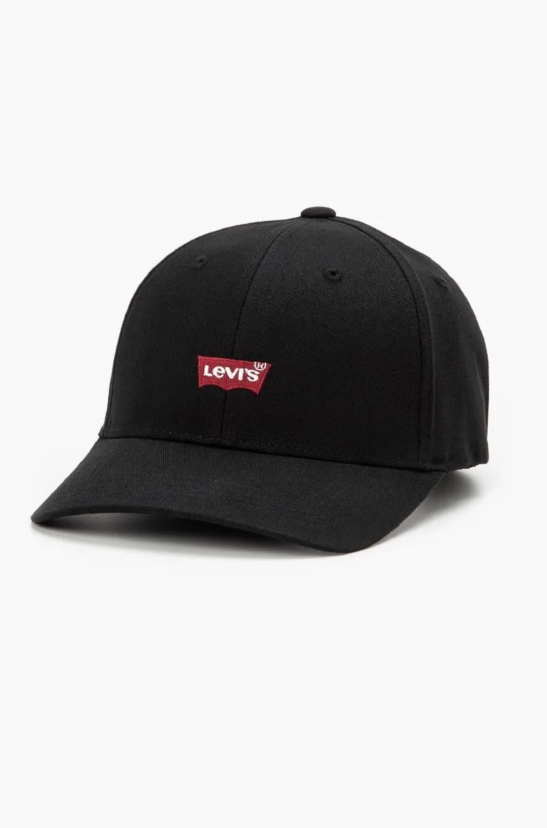 Levi's Housemark Flex Fit Black Baseball Cap