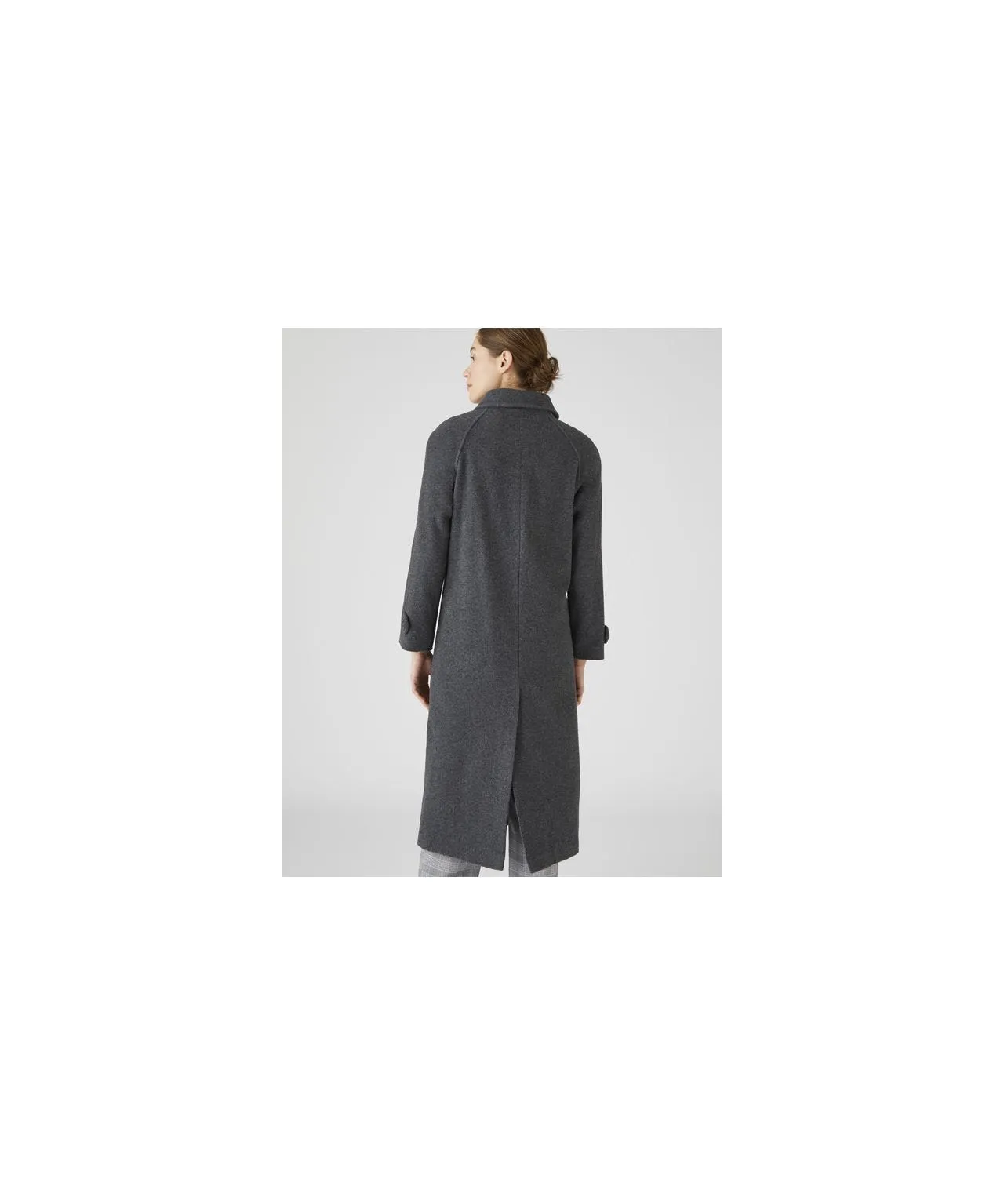 Wool Blend Long Coat