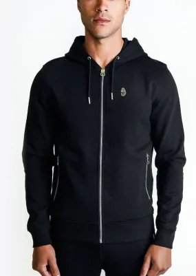 Luke 1977 Berlin Jet Black Zip Hoodie